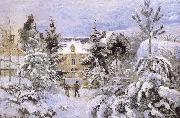Camille Pissarro Snow scenery USA oil painting artist